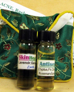 Acne Rashes Support Chakra Pack in Gift Bag #2