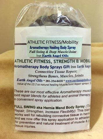 Athletic Fitness/Mobility Body Spray Aromatherapy Gift