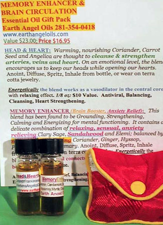 Memory Circulation Support Chakra Pack in Gift Bag